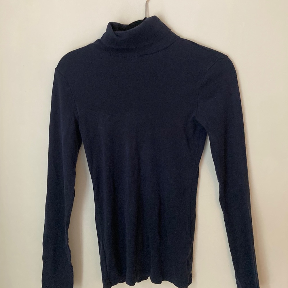 J Crew navy blue turtleneck